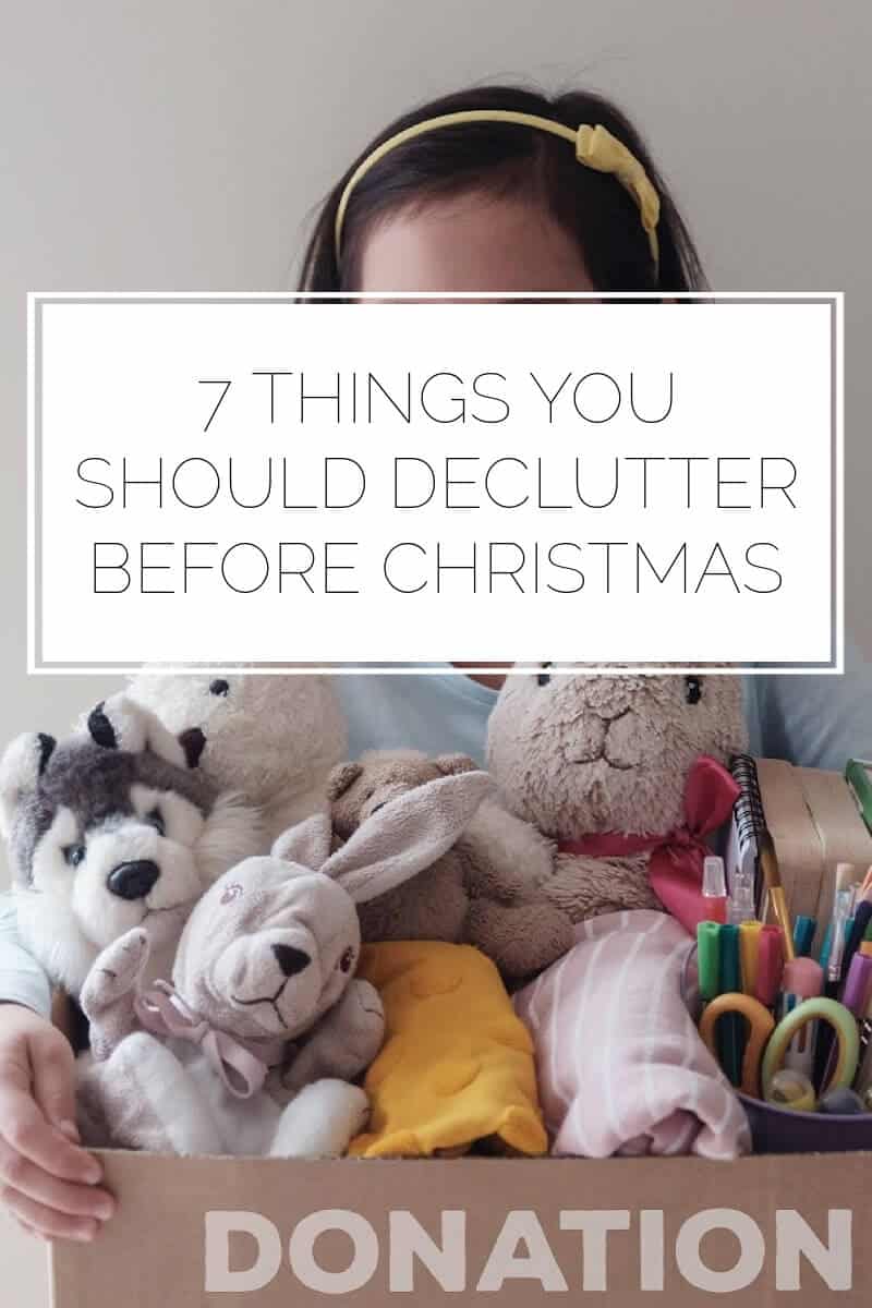 declutter for Christmas