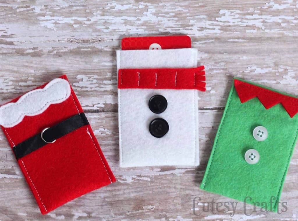 christmas gift card holders