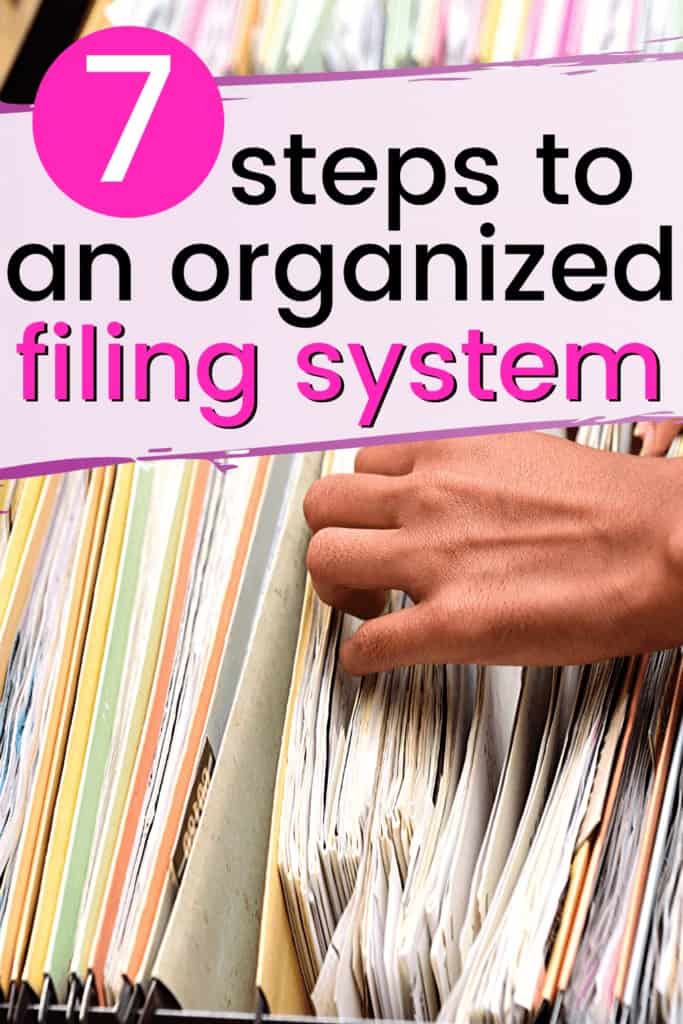 home filing system