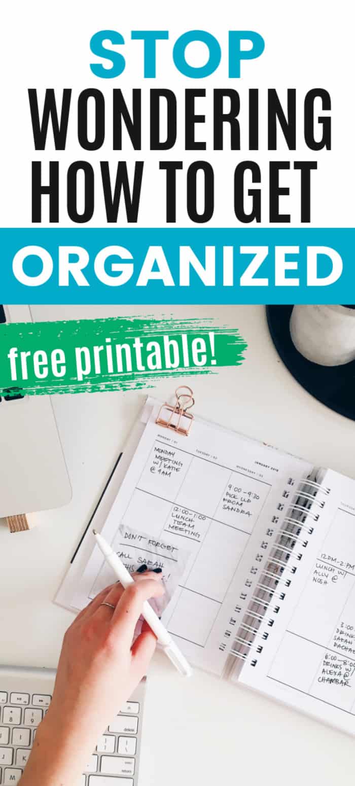 Stop Wondering How to Get Organized