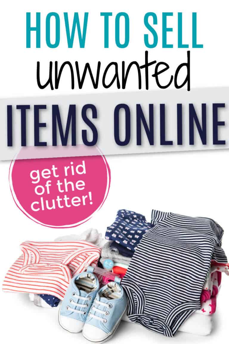 How To Sell Your Decluttered Items Online - The Maximizing Momma