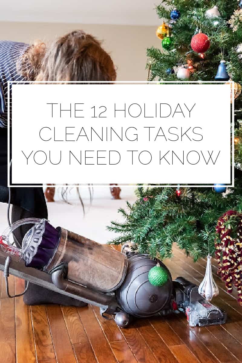 holiday cleaning