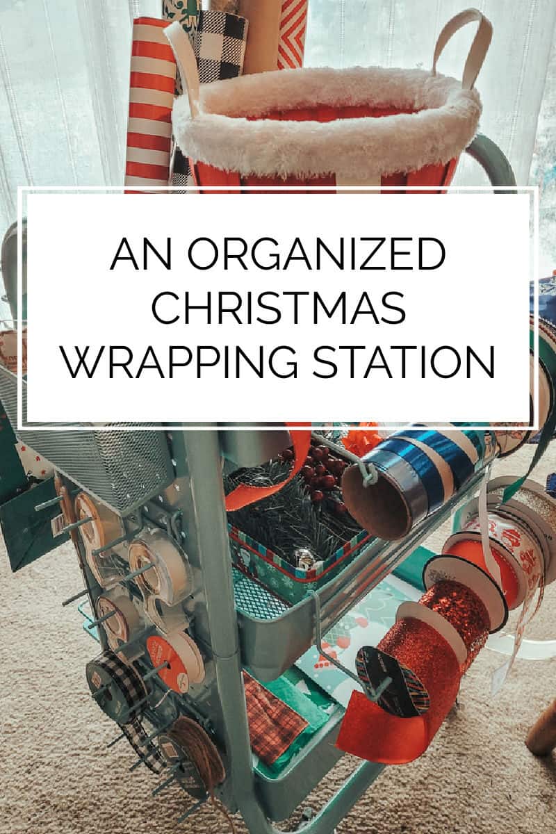 organized wrapping station